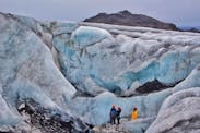 Glacier hiking and Ice climbing in Iceland
