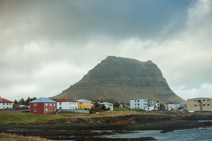 Mount Kirkjufell from Grundarfjördur