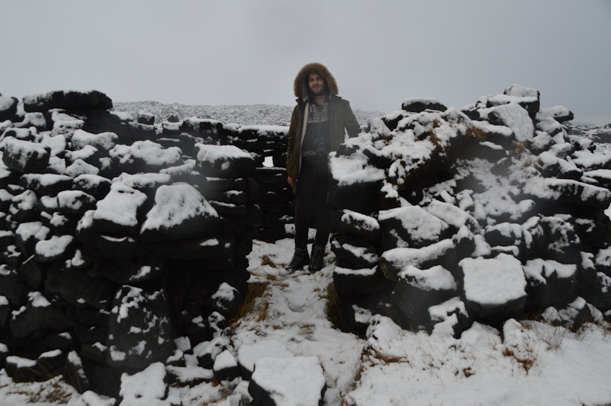 Off the beaten path in Iceland, especially considering it was winter.