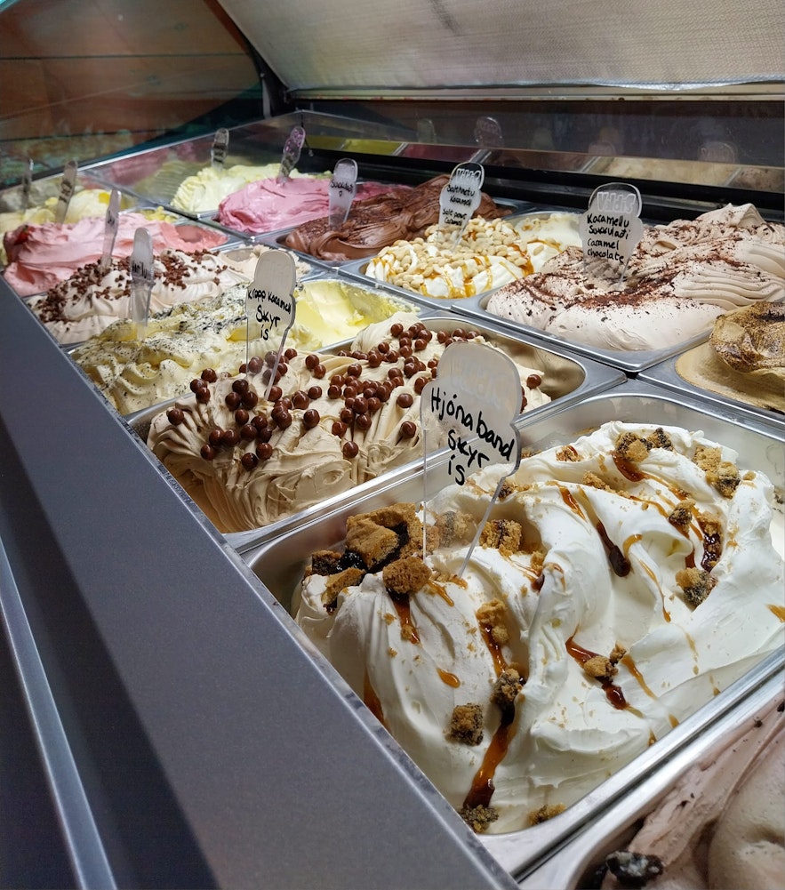 Valdís has a great deal of ice cream flavor options