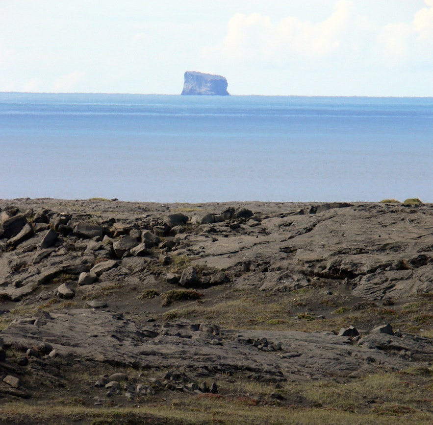 Eldey Island can be seen from the mainland on a clear day.