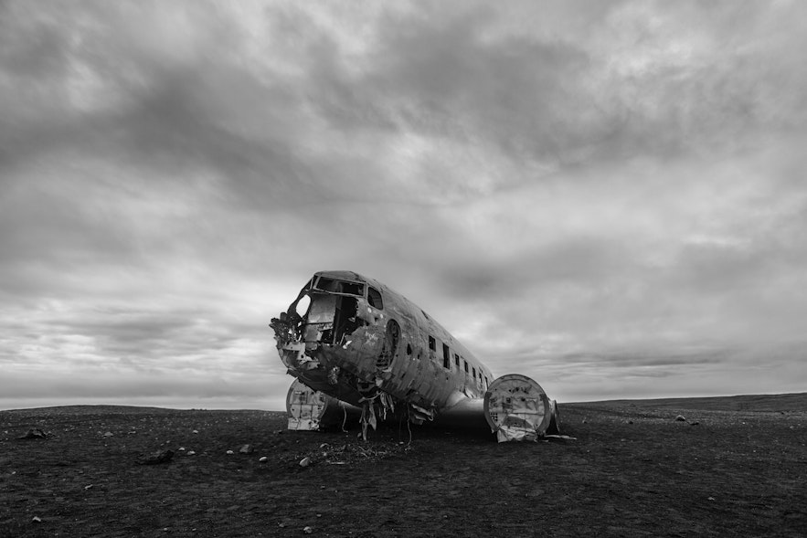 A Wrecked Airplane as a Photography Location