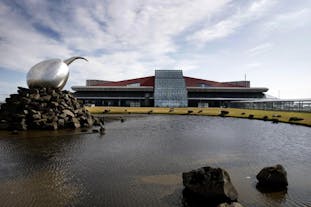 The Jet Nest is one of the two original sculptures in front of Keflavík International Airport in Iceland.
