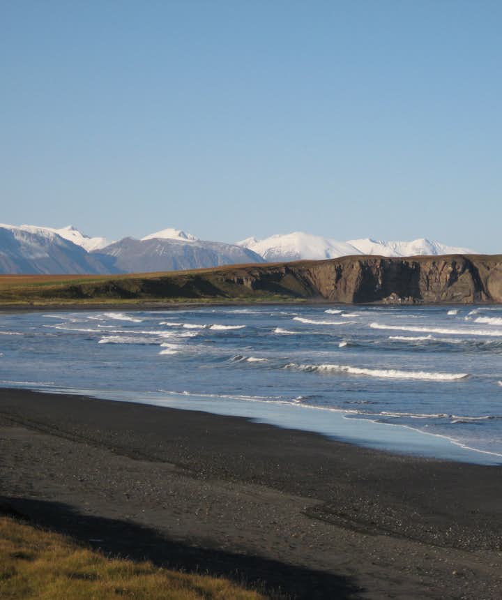Héðinsvík bay at Tjörnes peninsula in north Iceland