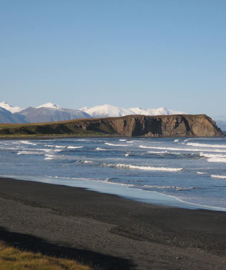Héðinsvík bay at Tjörnes peninsula in north Iceland