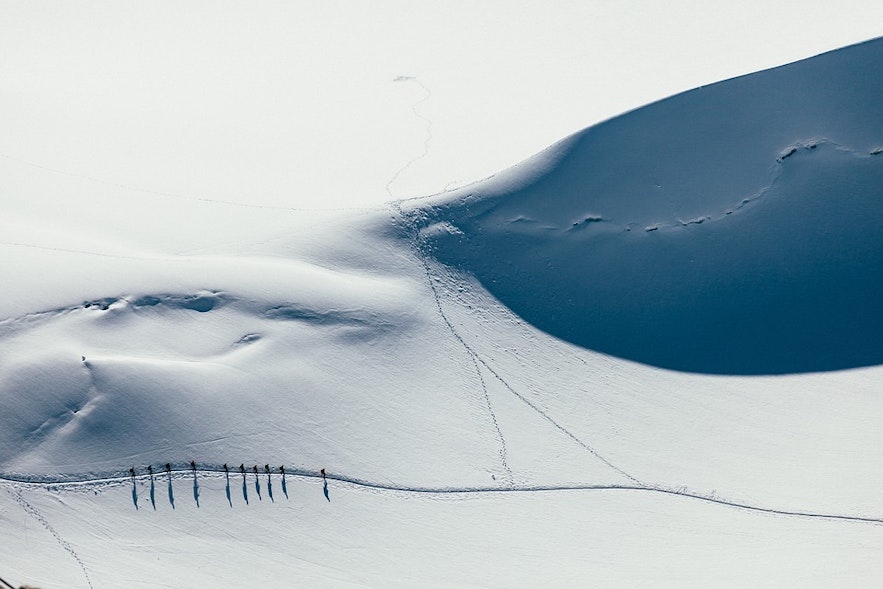 冰岛有最适合单板滑雪的雪坡