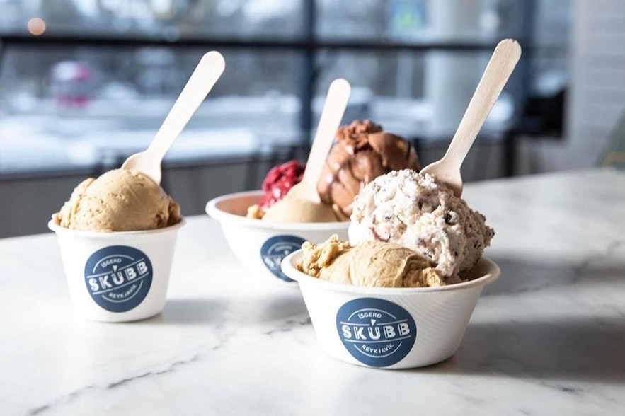 Skúbb is one of the most popular ice cream parlors in Iceland