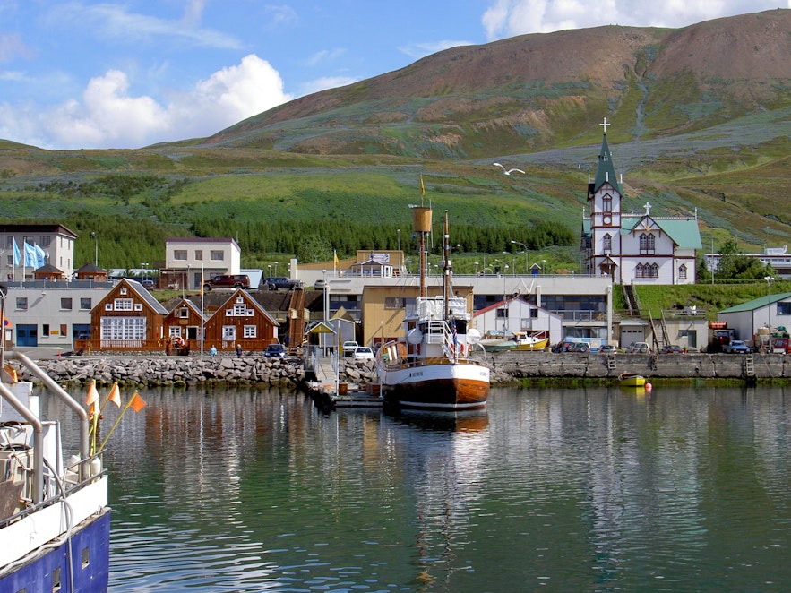 Husavik est un autre lieu de séjour idéal dans le nord de l'Islande.