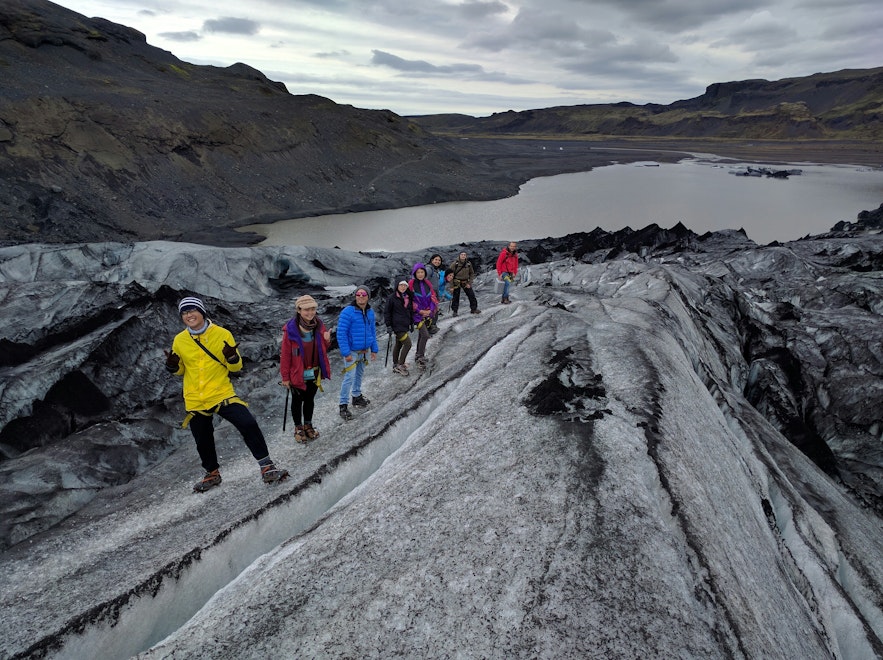 Sólheimajökull is Iceland's most visited glacier, open throughout the year and reasonably close to Reykjavík.