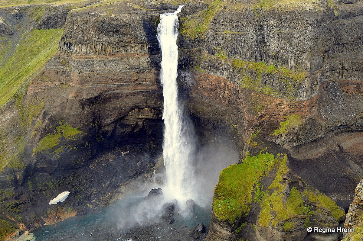 Háifoss, Granni & Hjálparfoss - the beautiful Waterfalls in Fossá River ...