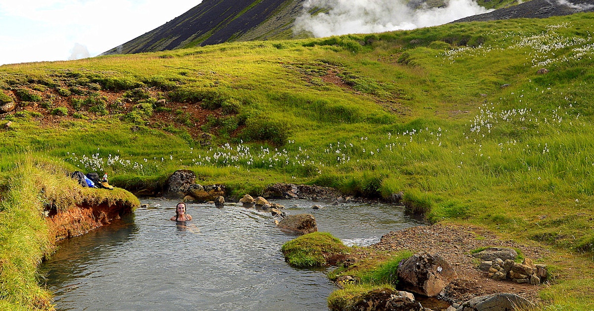 Reykjadalur Valley - Bathe in a Hot River in South Iceland
