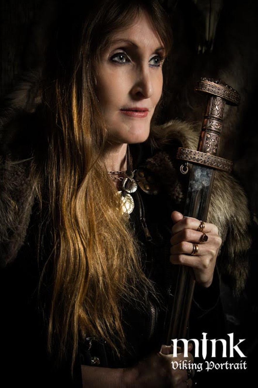 Regína at Mink photography Viking portrait
