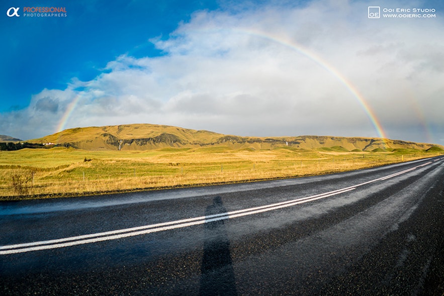 Route en Islande en octobre