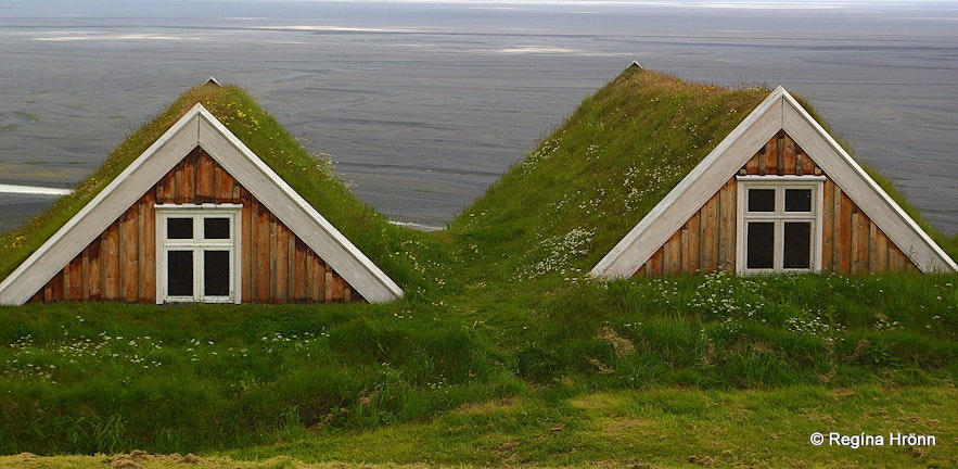 Selið turf house in Skaftafell