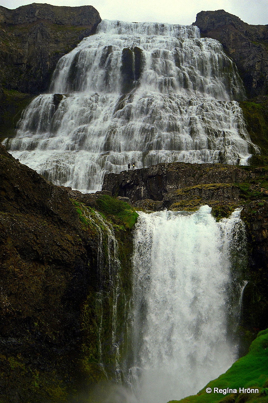 Dynjandi waterfall Westfjords of Iceland