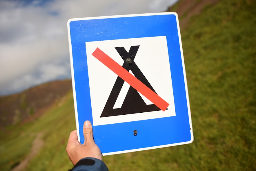 If you see one of these signs, it's pretty clear you shouldn't camp there!