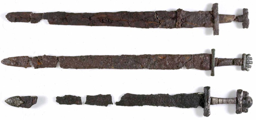 Altertümliche Schwerter im Nationalmuseum