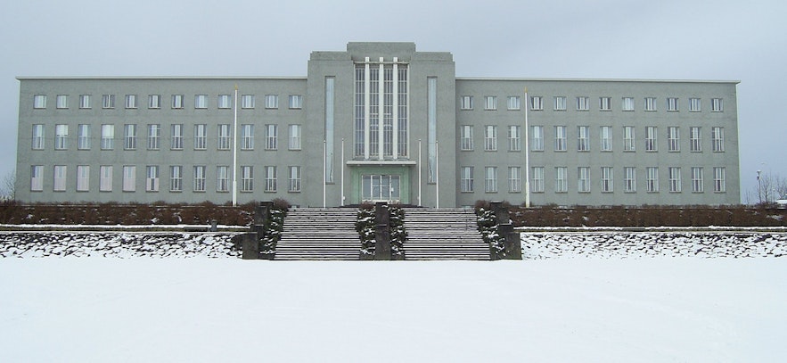 冬季时的冰岛大学