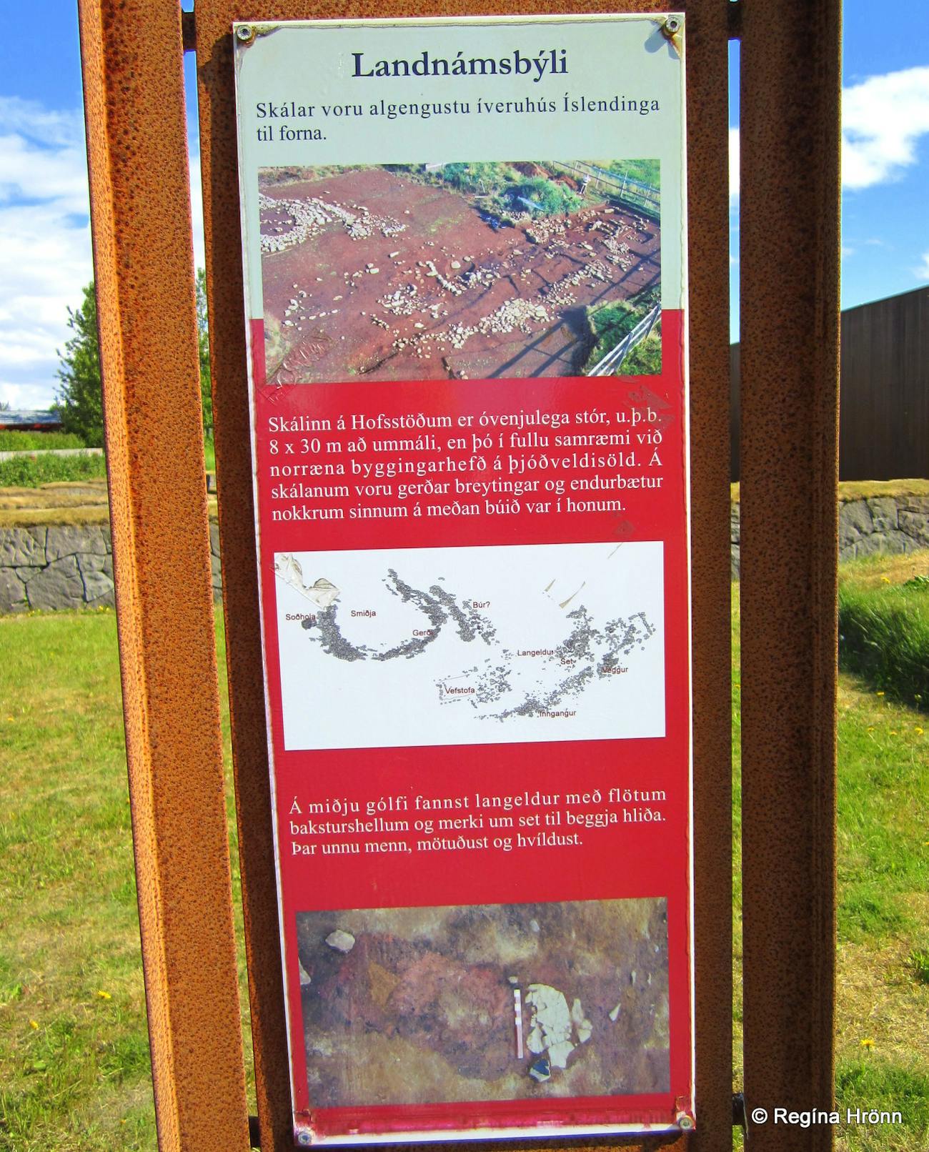 Hofsstadir In Gardabaer Town A Viking Settlement Age Far