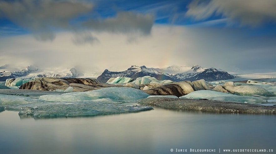 冰岛的冰河湖