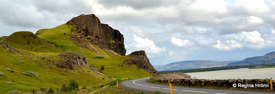 Gaukshöfði cape in Þjórsárdalur valley