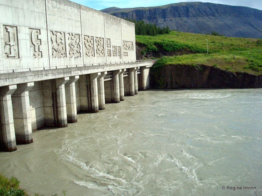 Búrfell hydropower station in Þjórsárdalur valley