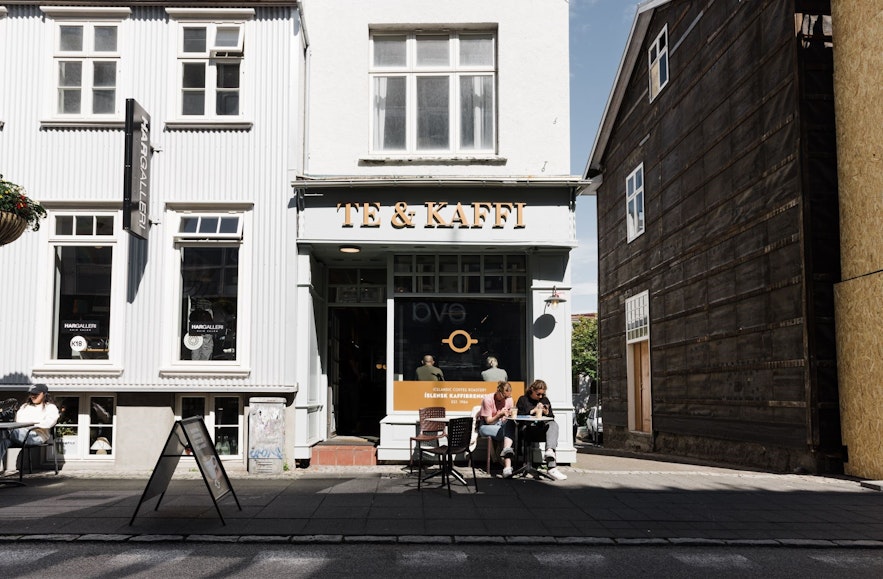 One of the Te & Kaffi locations is on Laugavegur street in Reykjavik