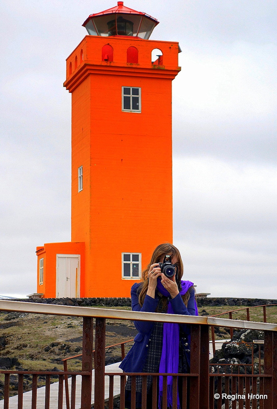 Regína by Skálasnagaviti lighthouse Snæfellsnes