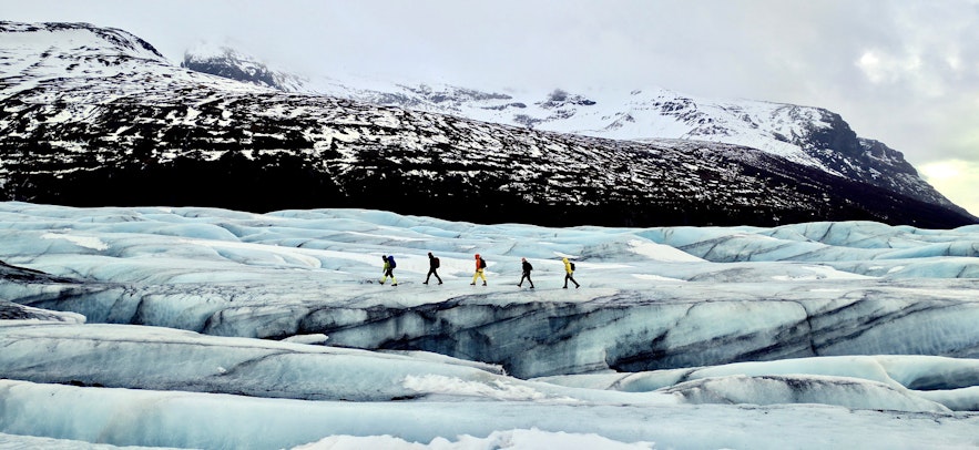 冰岛索尔黑马冰川徒步