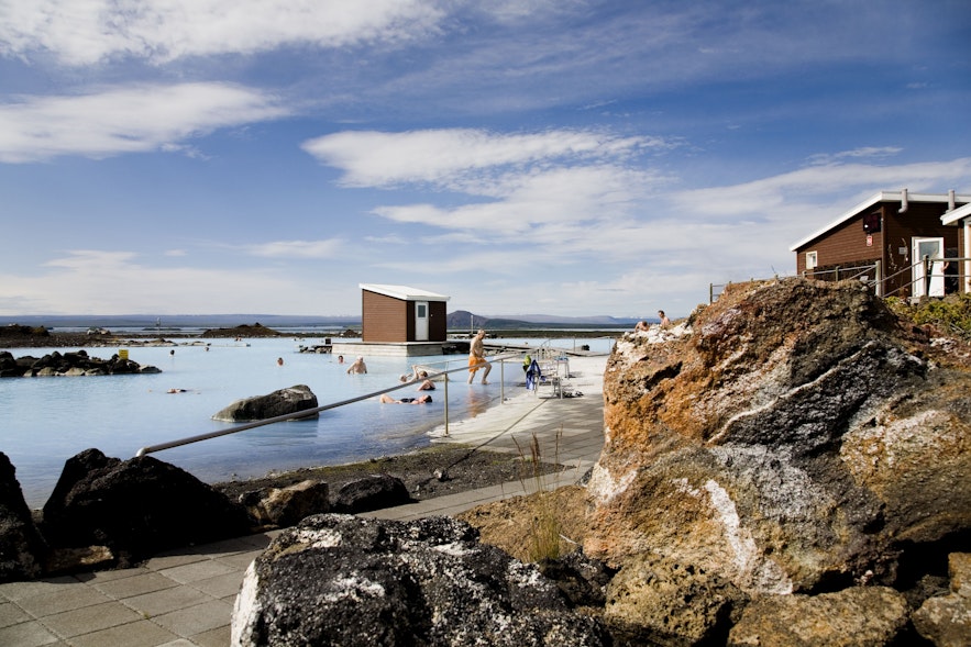 冰岛的米湖温泉