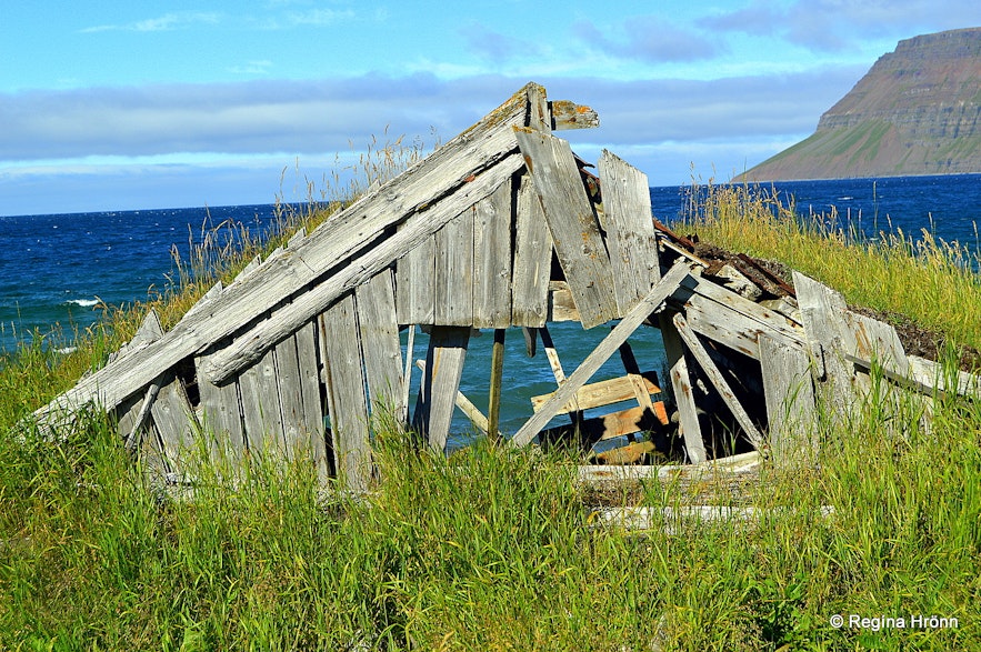 Ingjaldssandur Westfjords of Iceland - a turf shed
