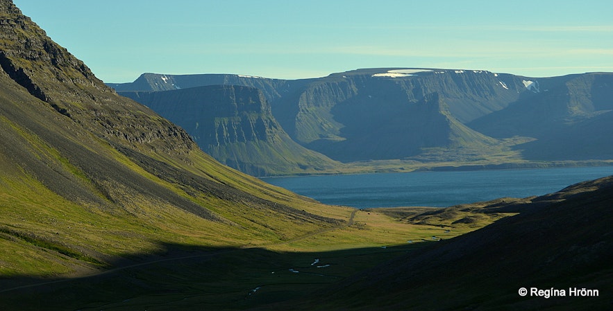 The view of Dýrafjörður returning from Ingjaldssandur