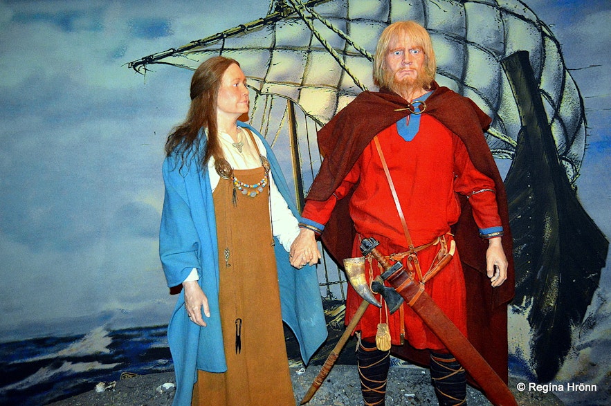 Ingólfur and Hallveig at the Saga Museum