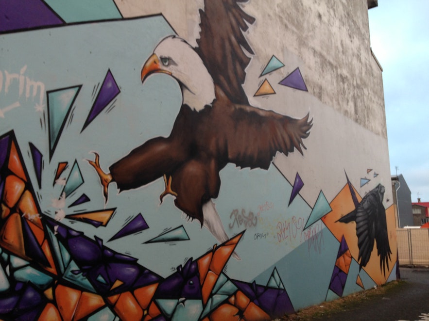 Street Art au centre-ville de Reykjavik