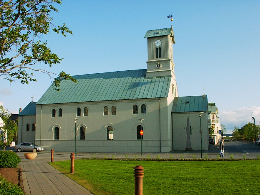 Reykjavík's Cathedral is more humble but more historic than Hallgrímskirkja Church.