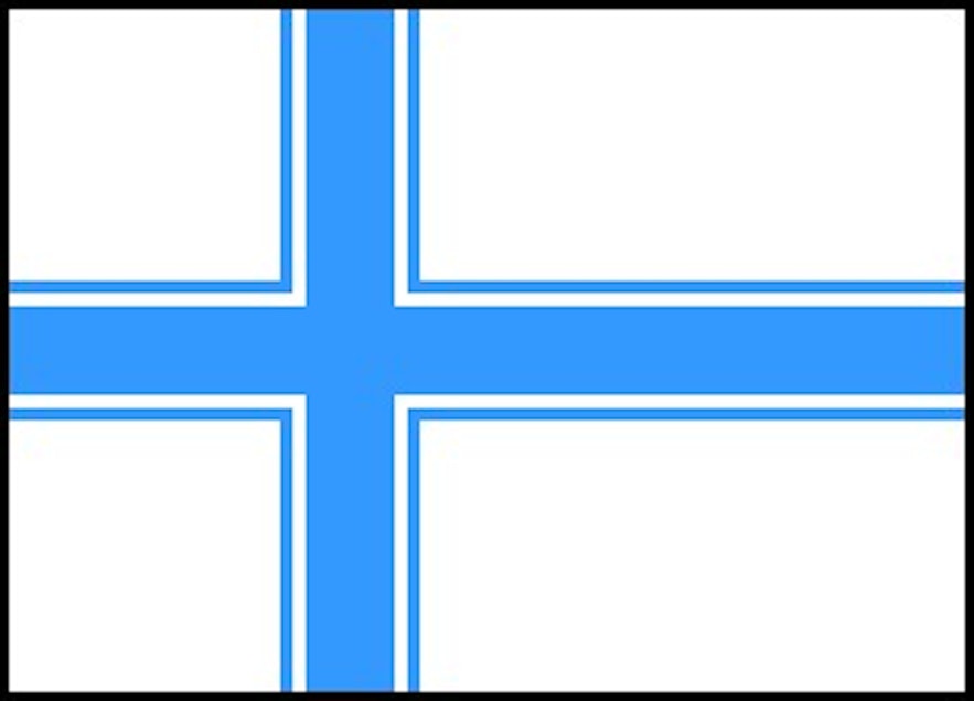 One of the flag designs proposed by 1914 committee.
