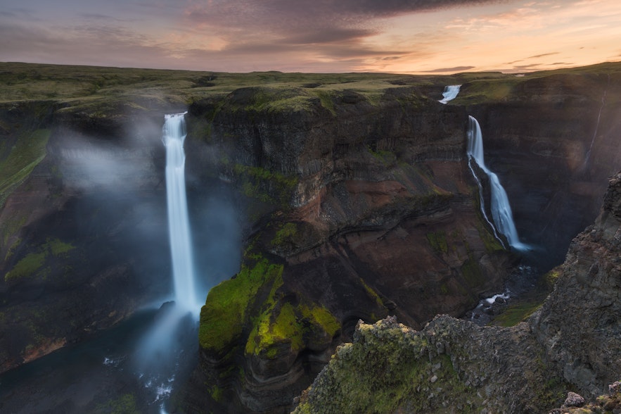 冰岛第二高的瀑布－Háifoss