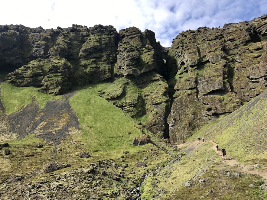 冰島西部Rauðfeldsgjá峽谷