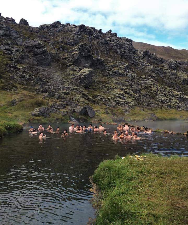 Der heiße Fluss bei Landmannalaugar