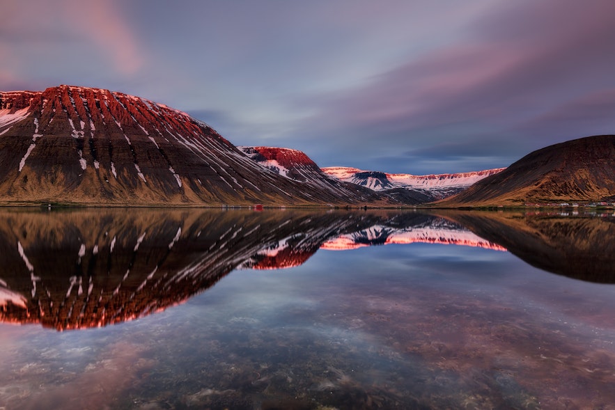 Mountain views in Iceland's Westfjords