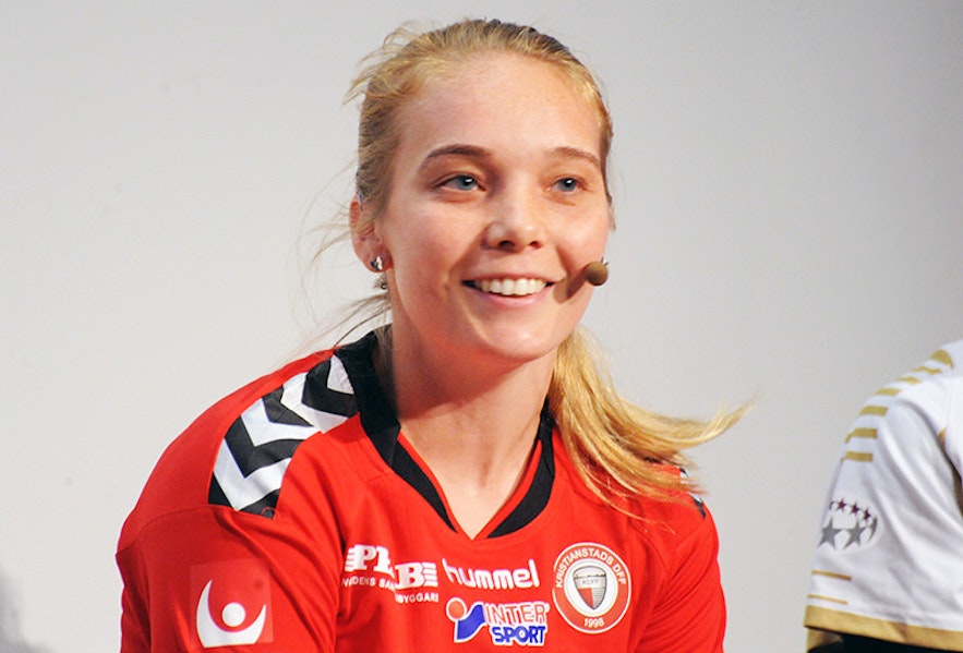 Margrét Lára Viðarsdóttir is one of Iceland's star players and the face of women's football in the country.