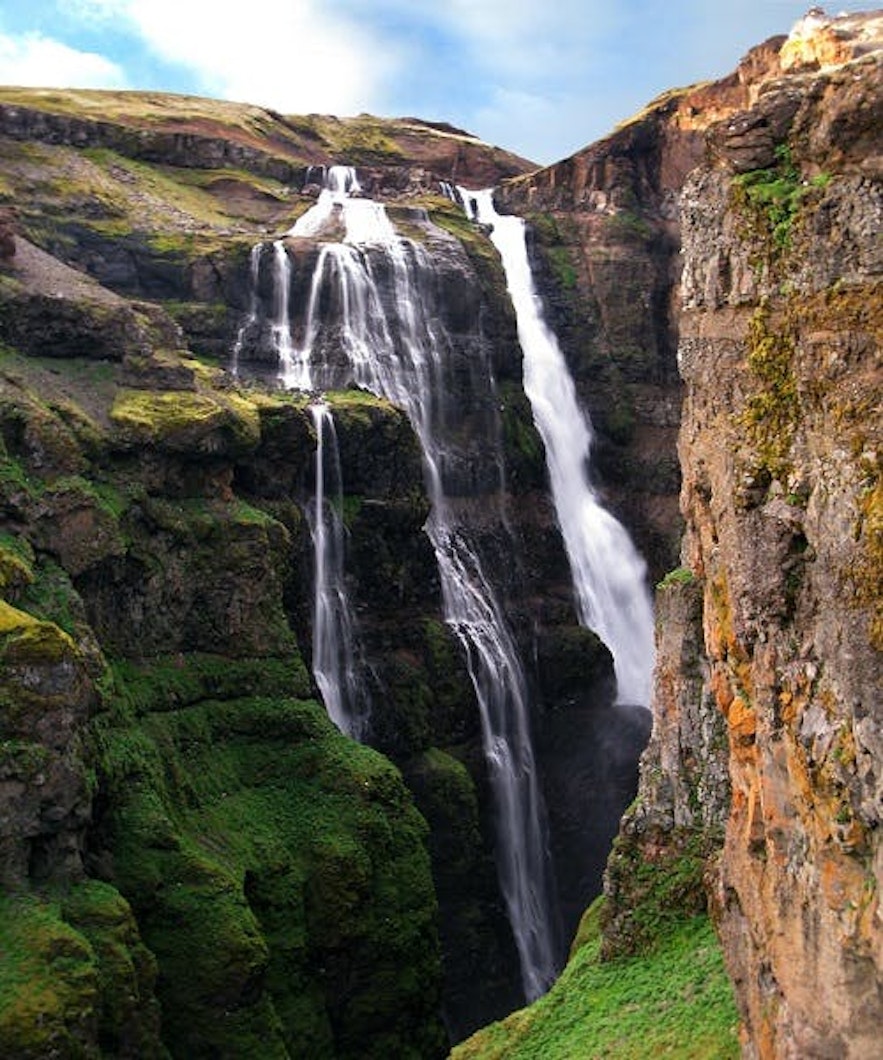Cascade Glymur en Islande