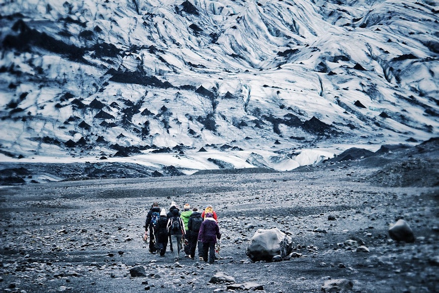 Wędrówka po lodowcu na Islandii