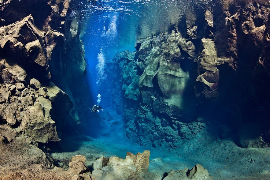 冰島裂縫潛水
