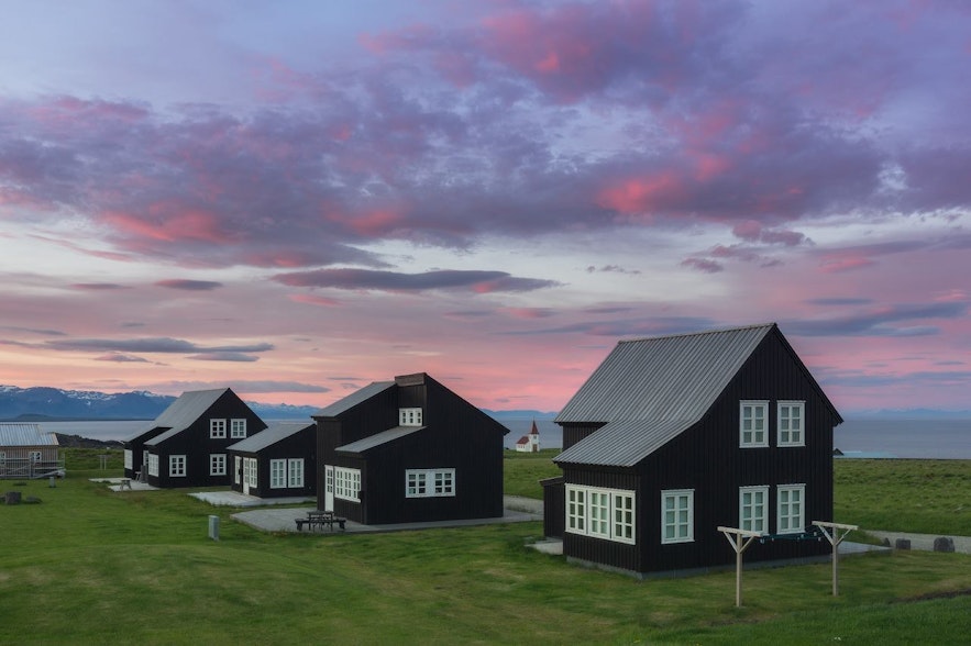 冰岛的四季夏天的美景