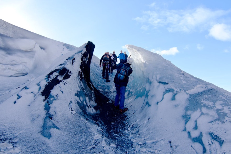 冰岛的2月 - 冰川徒步旅行团