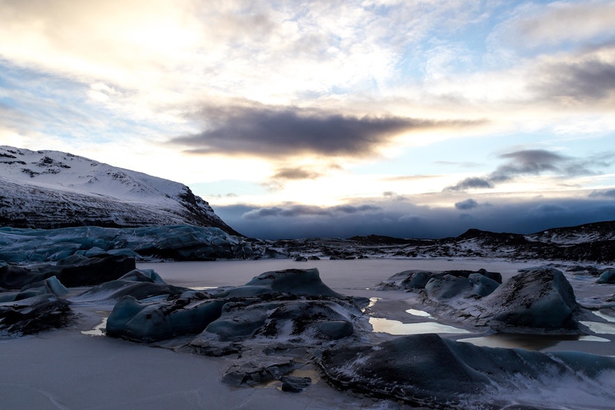 冰岛的雪地摩托、冰原摩托