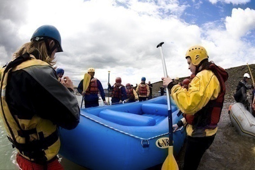 Rafting on Hvitá on the Golden Circle in Iceland