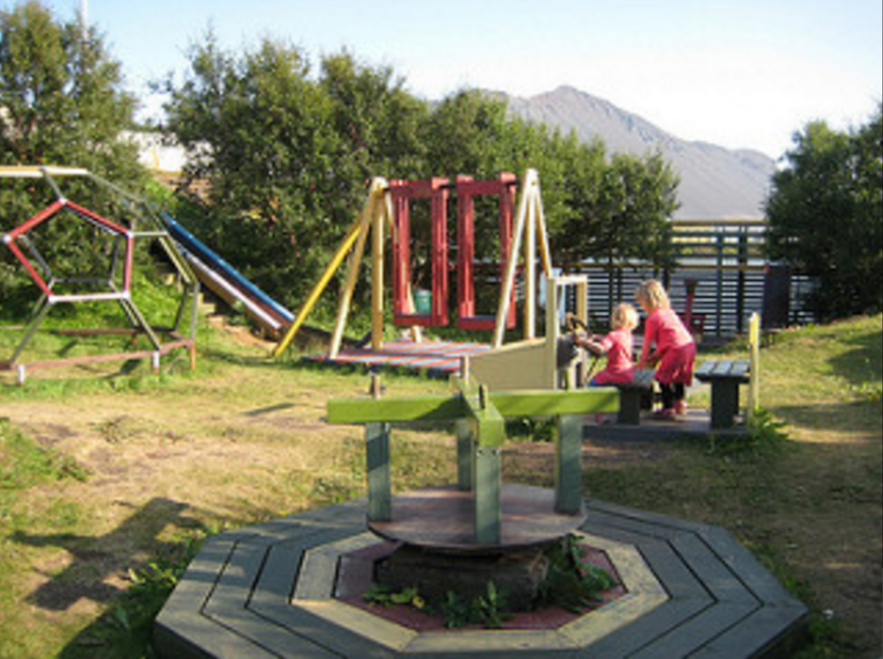 Bjössaróló playground in Borgarnes, Iceland