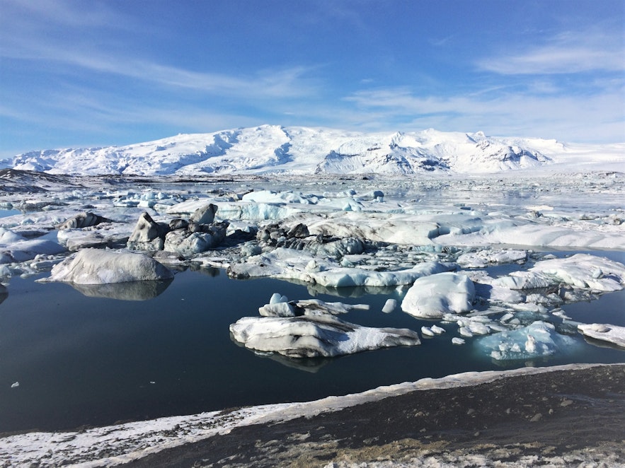Die Gletscherlagune Jökulsárlón in Island